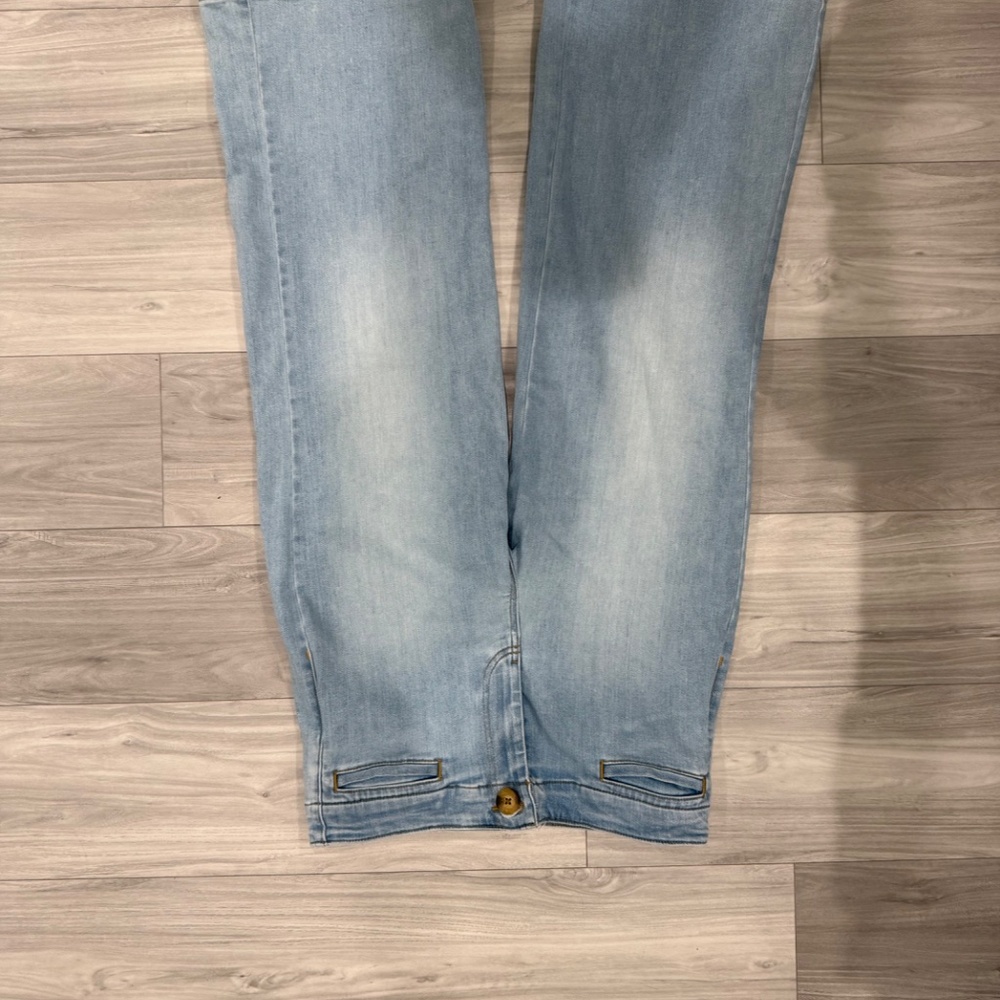 Pilcro Anthropologie High-Rise Rainbow Cropped Flare Jeans - Picture 5 of 5